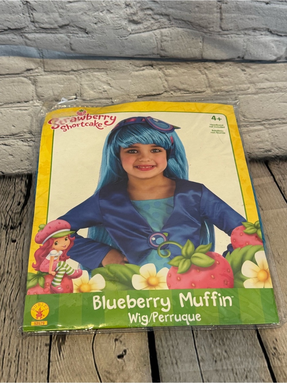 Strawberry Shortcake Blueberry Muffin Girl’s Halloween Costume Wig